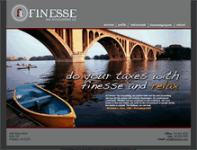 Tablet Screenshot of finessetax.com